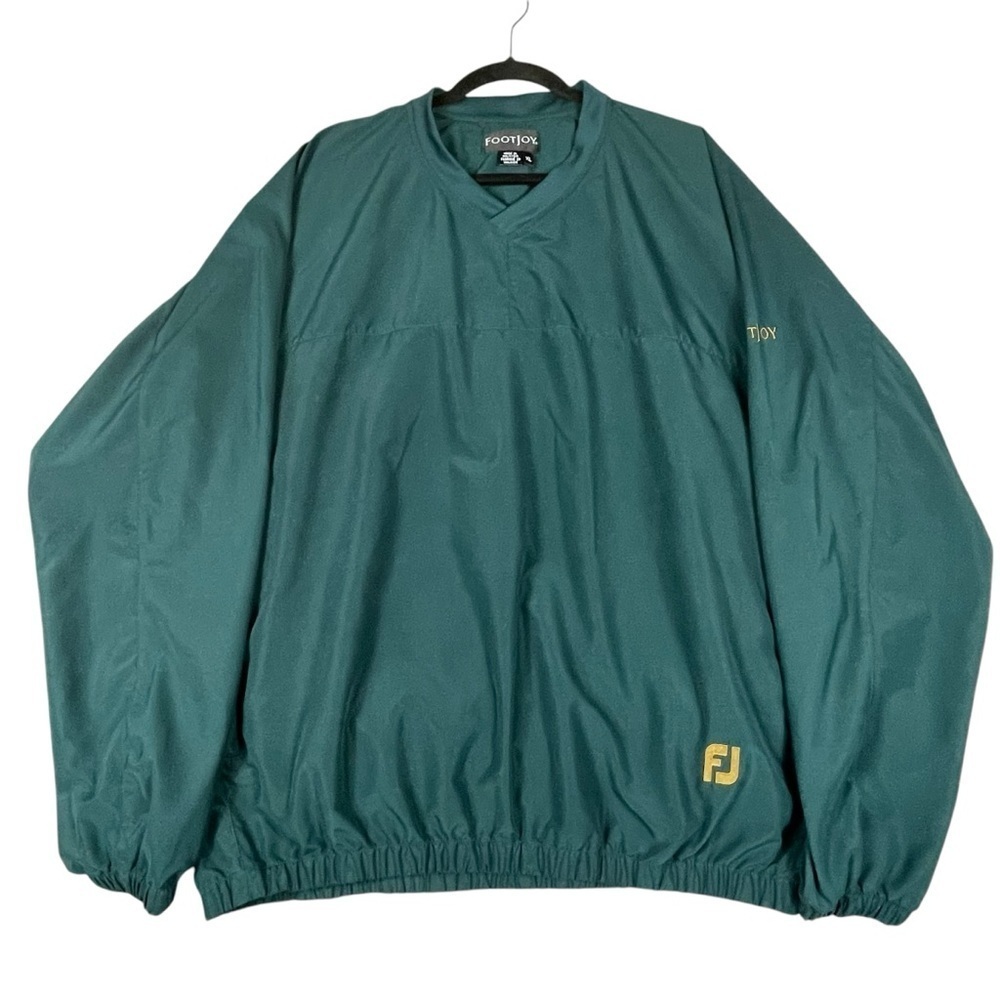 FootJoy Dark Green Golf Sports Outdoor Athleisure Pullover Windbreaker Jacket XL